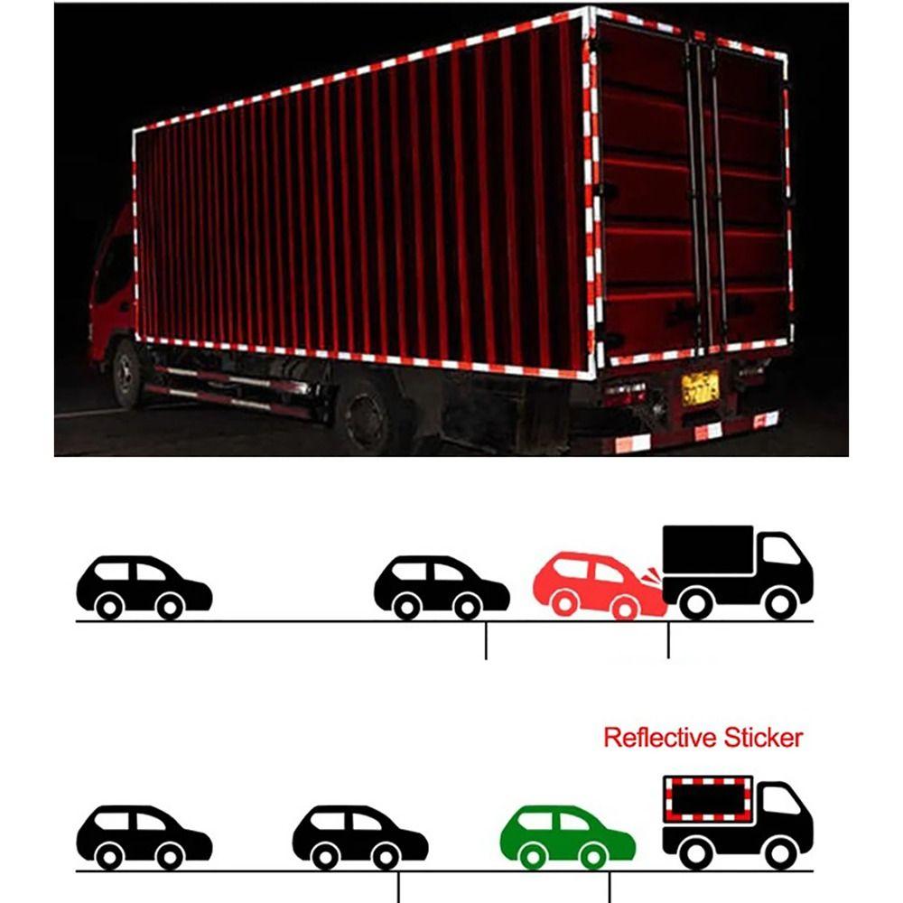 Светоотражающая лента с сильным клеем Водонепроницаемая светоотражающая предупреждающая наклейка Предупреждающие знаки безопасности Наружная
