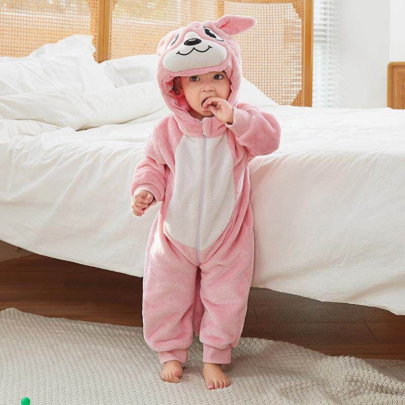 Newborn Baby Child Animal Jumpsuit Performance Wear Baby Cute Crawling Suit Baby Flannel Pajamas Costumes