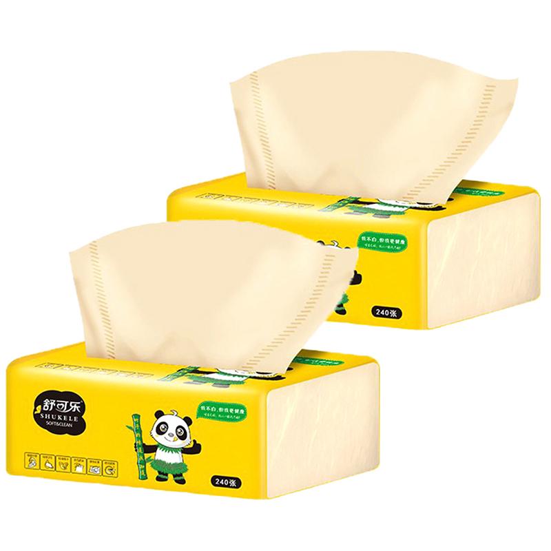 60Pcs/Pack Nature Bamboo Soft Paper Napkin For Table Dinner Paper Tissues