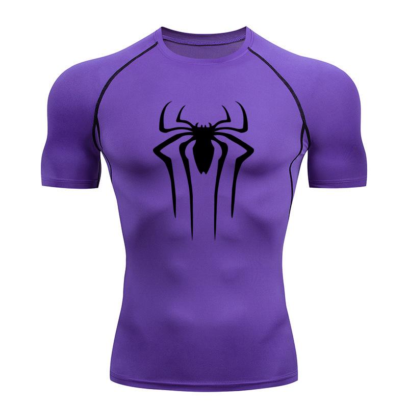 New Compression Shirt Men Fitness Gym Super Hero Sport Running T-Shirt Rashgard Tops Tee Quick Dry Short Sleeve T-Shirt for Men