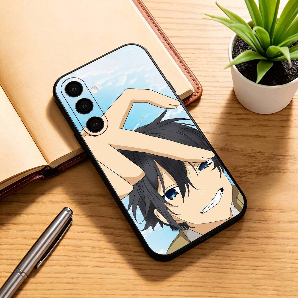 Horimiya Кёко Хори Идзуми Миямура Чехол для телефона Черный Силиконовый Мягкий Для Samsung Galaxy A73,A72,A71,A70,A53,A52,A51