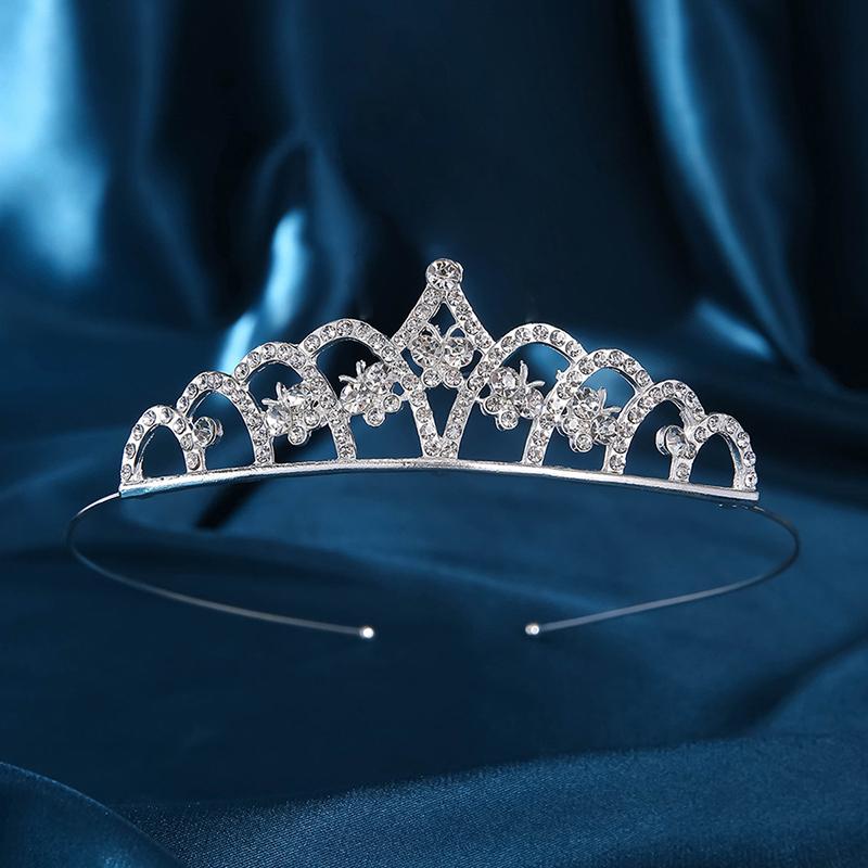 Women New Sweet Wind Princess Tiara Birthday Party Crown For Performance Party Decorative Crown