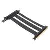 Высокоскоростная карта расширения PCI E 4.0 X16 Порт Удлинитель GPU Райзер Кабель Адаптер 90 градусов Черный