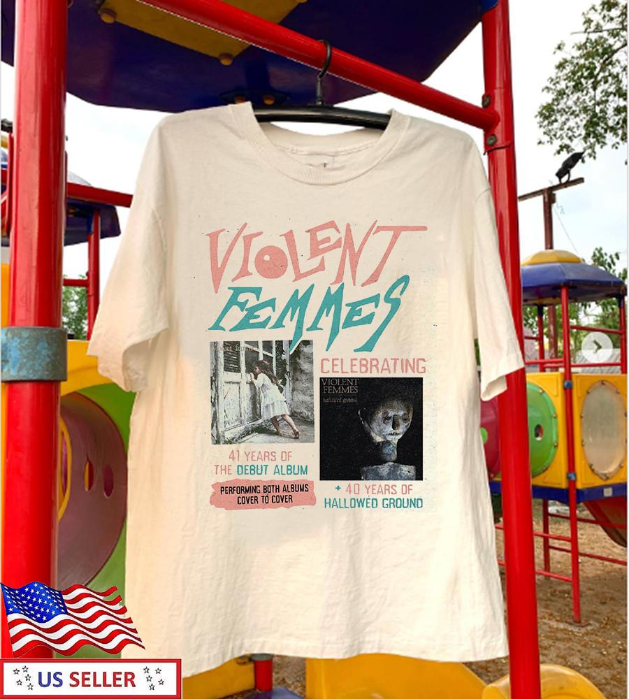 Violent Femmes 41 Years Of The Debut Album Tour 2024 T Shirt Size S-5XL Unisex T-Shirt
