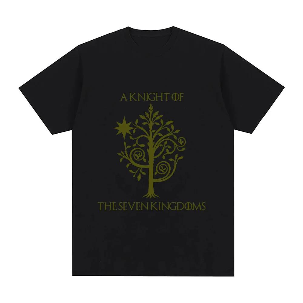 A Knight of The Seven Kingdoms Tee Shirt for Unisex Women Printed T Shirts 100 Cotton Clothes Comfortable Oneck Casual Teeshirt