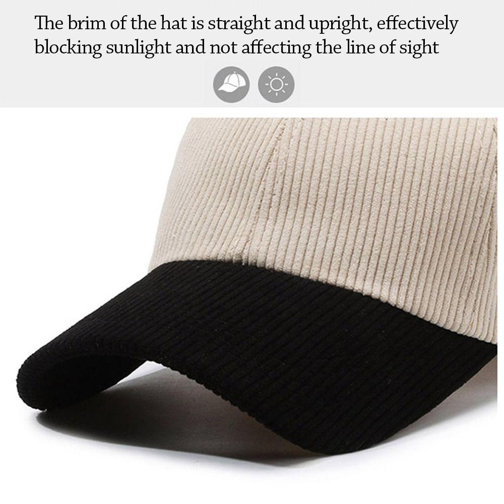 Versatile Baseball Cap Velvet Casual Hat Casual Sport Hats Spring/Summer