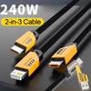 3 в 1 240 В Быстрая зарядка Кабель для Micro USB Type C Зарядный кабель 1,2 м Несколько USB-портов Несколько USB-зарядных кабелей Для huawei