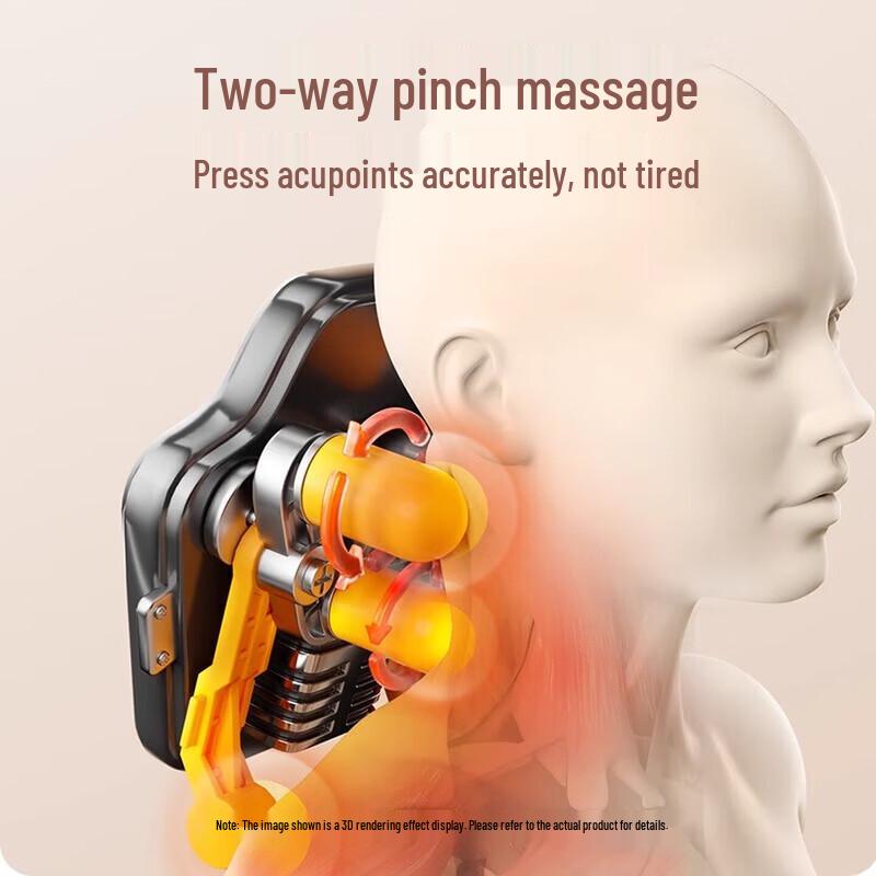 CHIGO 6D Kneading Neck and Shoulder Massager CN plug (adapter included)