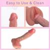 Большие Длинные Дилдо Реалистичный Массажер Клитора и Точки G Дилдо с Реалистичными Ощущениями Женская Мастурбация Вагина Анальный Искусственный Член Пенис Секс-Игрушка Женщины Мужчины