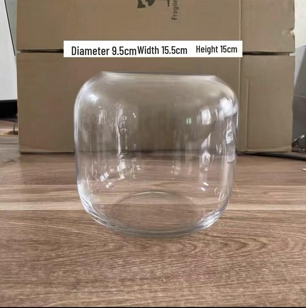 Creative Glass Aquarium Moss Landscape Vase for Green Plants & Flowers - Tabletop Bonsai Ornament for Home Entrance Decor