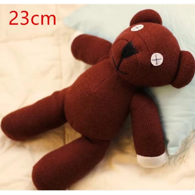 1pc 23cm  Plush Teddy Bear Toys Cute Stuffed Cartoon Movie Brown Figure Dolls Funny Gift for Kids Birthday
