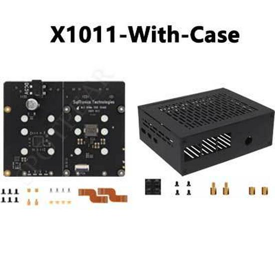 X1011 PCIe к M.2 NVMe четырехпортовая плата расширения SSD для Raspberry Pi 5