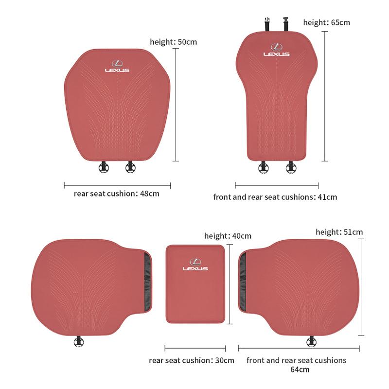 Car Rear Front Seat Cover Anti-slip Pad Protect Mat Ice Silk Cushion For Lexus FSPORT LBX NX RX 350h 450h ES UX 300e GS GX ISBD6