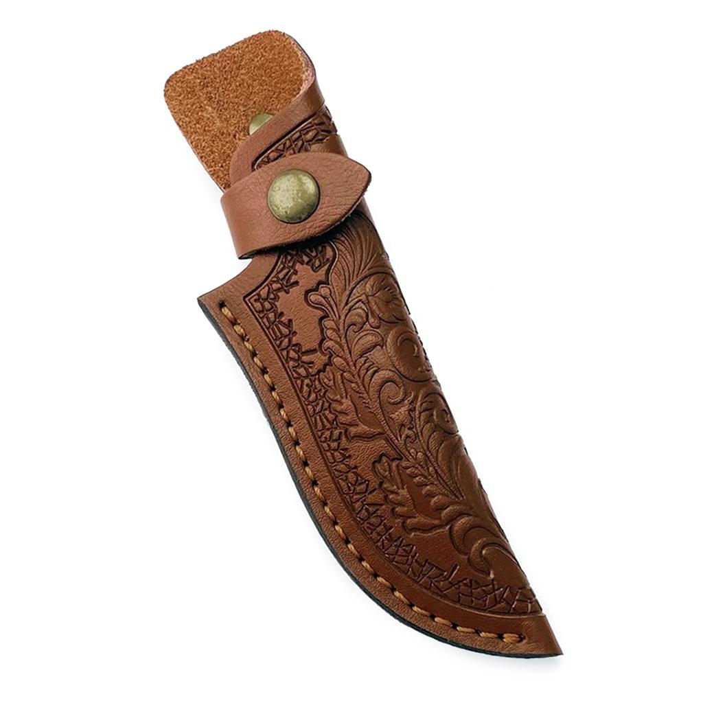 Pocket Knife Sheath Handmade Pouches Leathers Knife Holsters Straight Knife Holder Outdoor Carry Sheath Tool Easy To Us