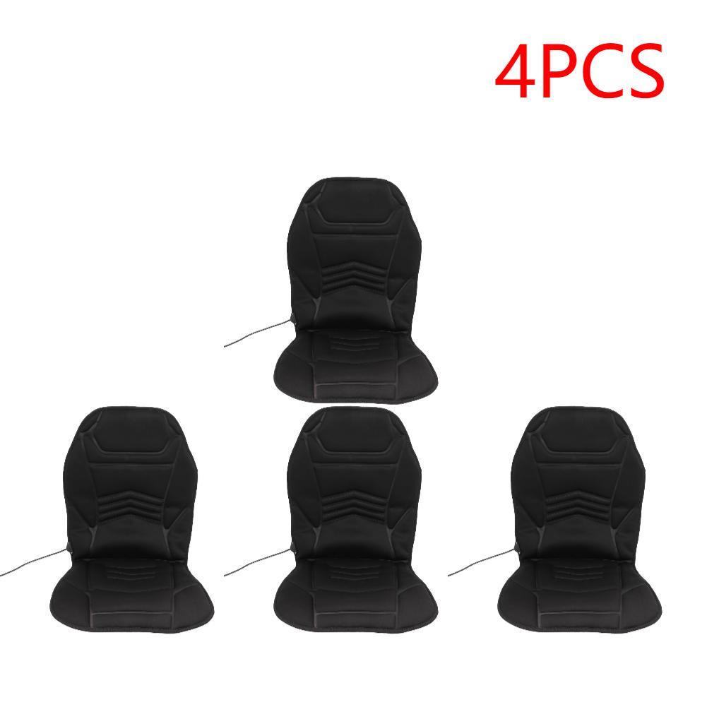 1/2/3/4 шт. Зимний чехол на сиденье автомобиля с подогревом 12 В Подогреватель Универсальное сиденье для автомобиля для спины и сиденья для зимы/холодных дней