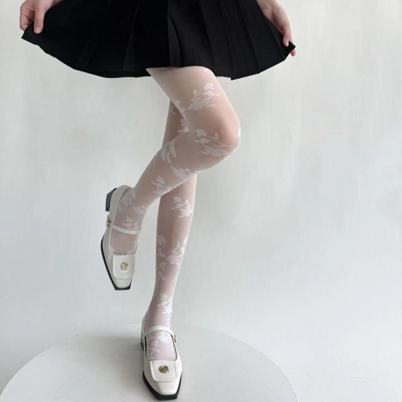 Сексуальные розовые колготки женские Collant Femme тонкие прозрачные колготки ажурные колготки с татуировкой Collant Femme Medias Fantaisie чулочно-носочные изделия