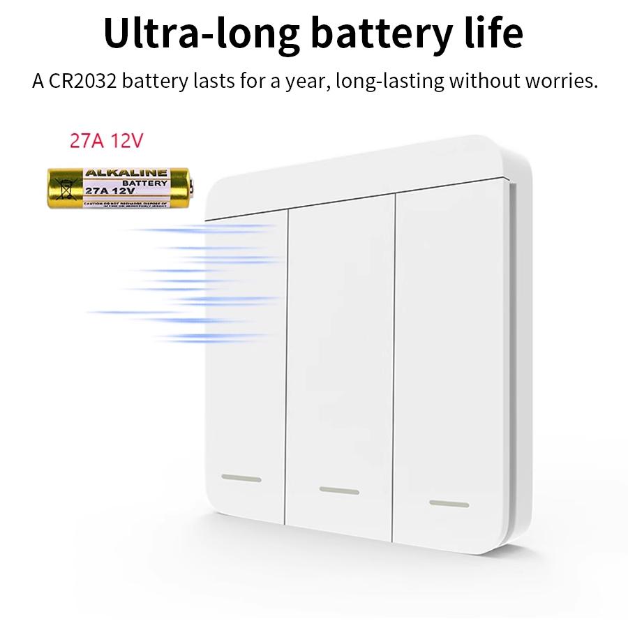 Пульт дистанционного управления 433 МГц Выключатель 10А 110В 220В с 1/2/3 клавишами Настенный выключатель 86 Беспроводной умный выключатель Свет Для светодиодной лампы