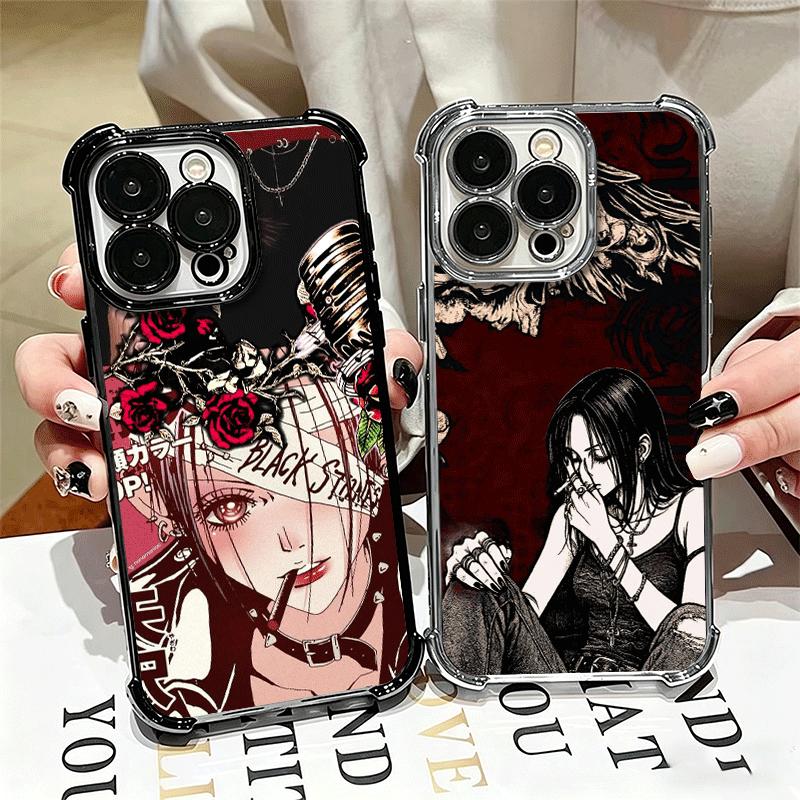 Чехол для телефона с покрытием в стиле аниме NaNa Osaki Для Iphone 16 17 Pro Max Air 16E 14 15 Plus 12 13 Mini Противоударный Чехол-подушка безопасности