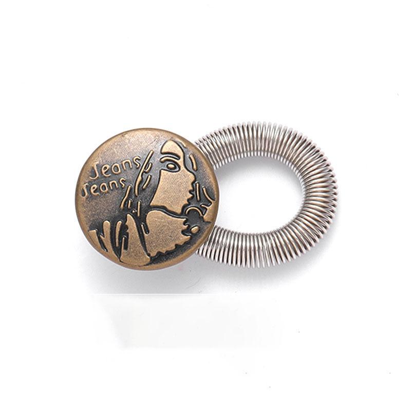 Пуговица для брюк - Без гвоздей, Съемная, Универсальная пуговица, Пуговица-удлинитель для джинсов, Регулируемая эластичная пуговица