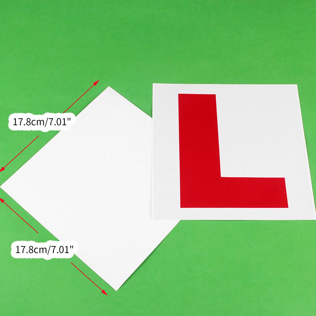 Прочная автомобильная самоклеящаяся наклейка для ученика, новая табличка со знаком водителя, водостойкая наклейка в форме буквы L, защищает автомобильную краску