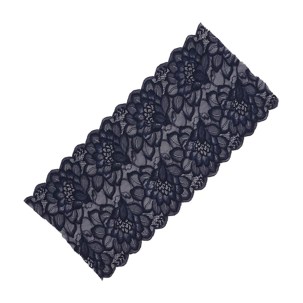 Lace Ribbon 23cm Wide Nylon High Elasticity Soft Widely Used Clothing Accessories for Shoes Hats