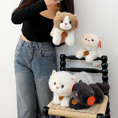 Новый милый питомец ленивая кошка кукла имитация кошки плюшевая игрушка успокаивающий тряпичная кукла подарок на день рождения