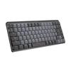 Logitech KX850CT MX MECHANICAL MINI Minimalist Wireless Mechanical Performance Keyboard Brown Axis Tactile Tenkeyless Quiet Keying Feel Especially Qui