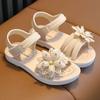 Children's Sandals Summer Non-slip Soft-soled Sandals Cute Flower Bow Princess Sandals Small, Medium and Large Children's Sandals