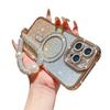Магнитный чехол с блестками и боковым отверстием для телефона Xiaomi 14T PRO, жемчужный браслет, NOTE14PRO, защитная пленка для камеры, мягкий чехол