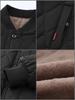 Men's Thickened Velvet Cotton Jacket for Elderly - Dad's Winter Coat