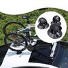 3x Sucker Bike Rack Black Stable for Car Roof Top Professional Rubber Simple Installation Direct
