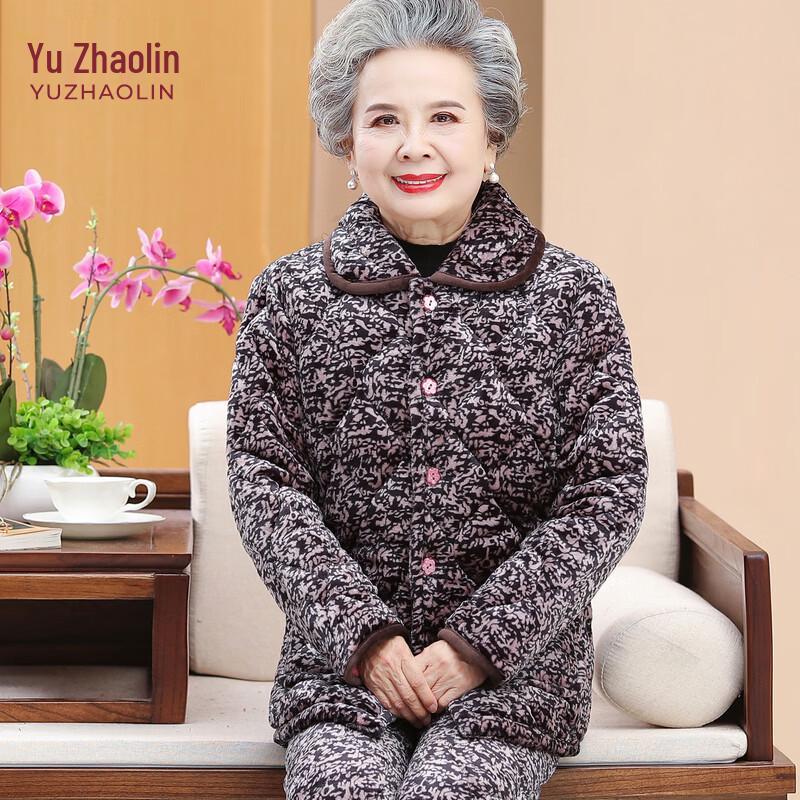 Женский теплый зимний комплект пижамы YUZHAOLIN