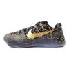 Nike Kobe 11 Mamba Day ID Граффити Низкие Баскетбольные Кроссовки Мужские кроссовки Черный Золотой 865773-991