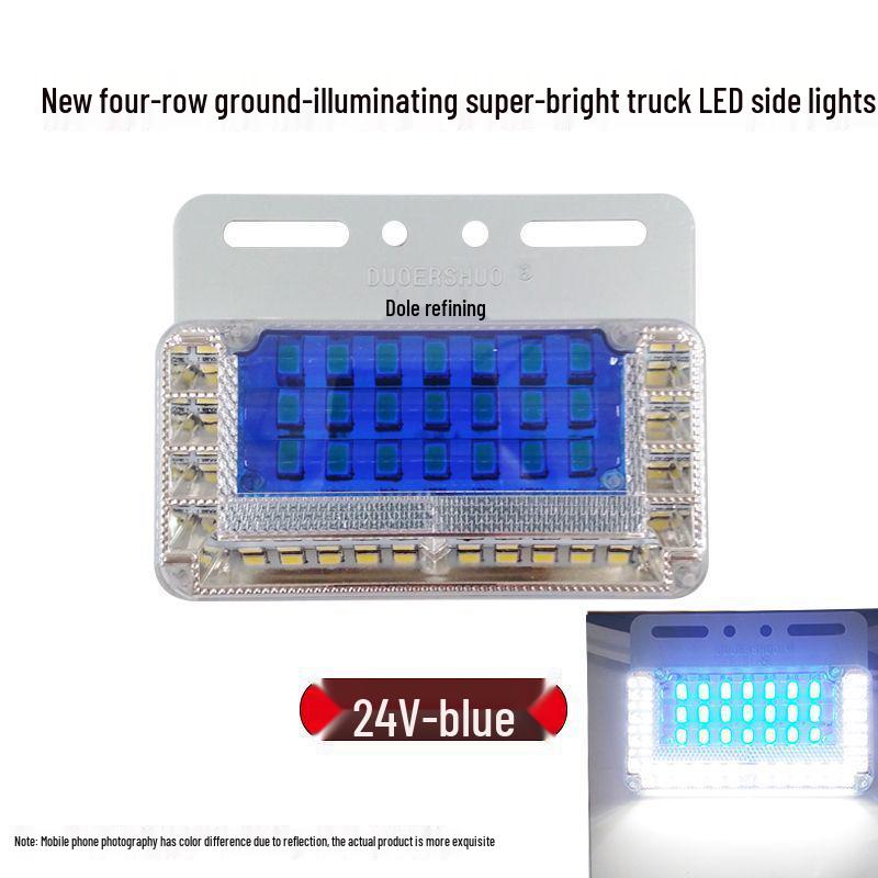 Сверхяркие 24В светодиодные габаритные огни и боковые габаритные огни для грузовиков