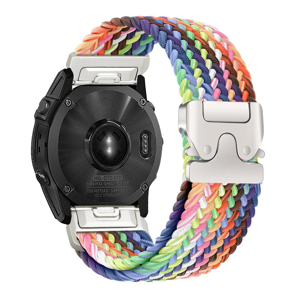 Быстросъемный ремешок 26 22 20 мм для Garmin Fenix 8 7 Pro 7S 6 5X 5Plus Tactix 8 7 Парашютный нейлоновый браслет correa Fenix 8 band 43 мм