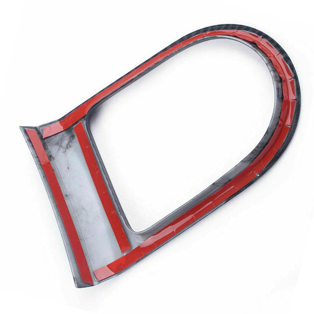 Накладка на внутреннюю рамку панели переключения передач под карбон для Ford Mustang 2015+