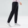 Anta Однотонные прямые брюки-джоггеры женские, черные 162317320-1