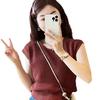 Women's Ice Silk Knitted Sleeveless Summer Sweater - Slim Fit Waistcoat Top