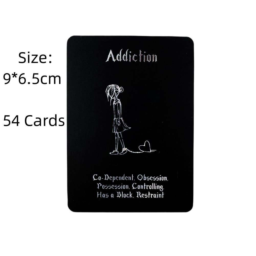 Black Island Time Love Oracle Cards Гадательная колода English Vision Edition Таро Доска Игра Игра Для Вечеринки