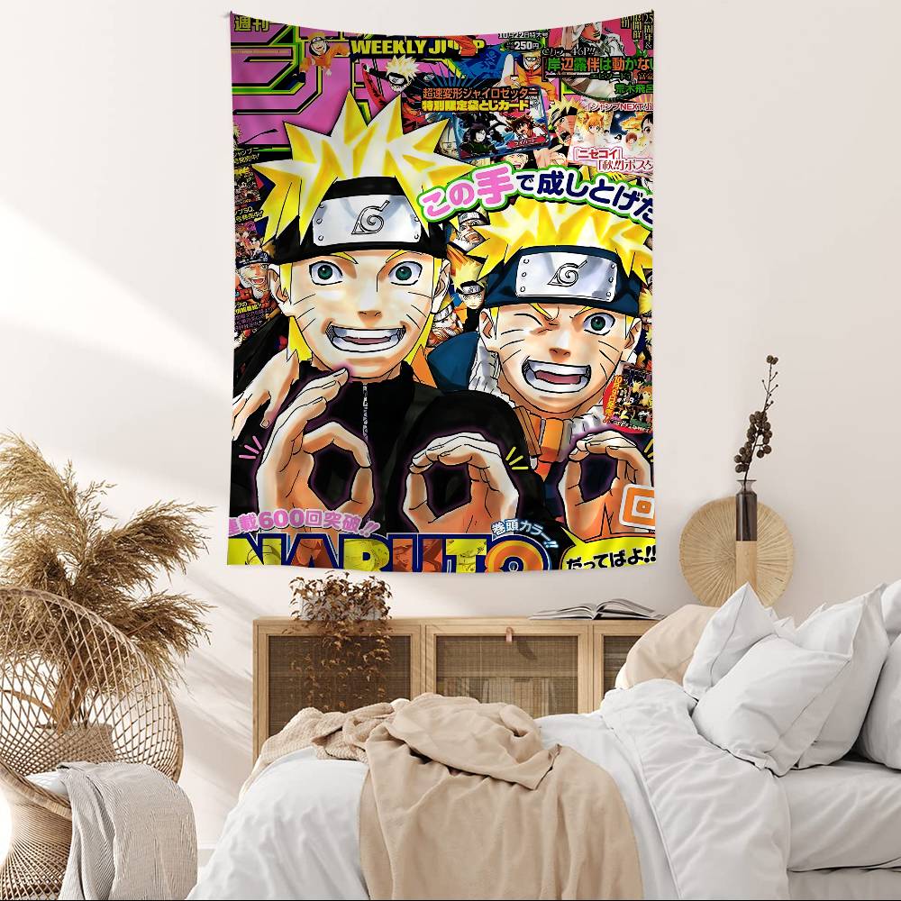 Japanese Nnaruto Anime Hippie Wall Hanging Tapestries Bohemian Wall Tapestries Mandala Ins Home Decor