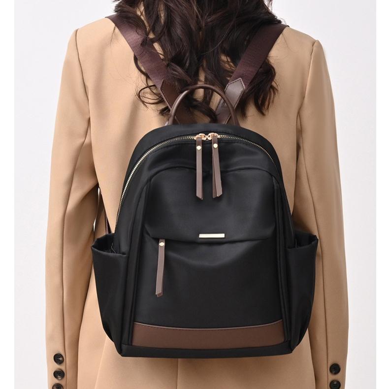 2025 Новый женский рюкзак Легкий дорожный рюкзак для отдыха Нейлоновый простой рюкзак для поездок на работу Студенческий школьный рюкзак