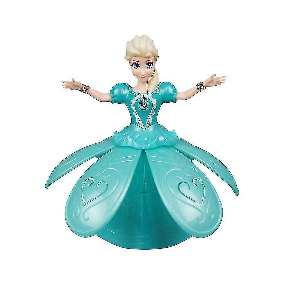 Snow Dance Doll Frozen Elsa Dancing Rotating Singing Flashing Christmas Gift