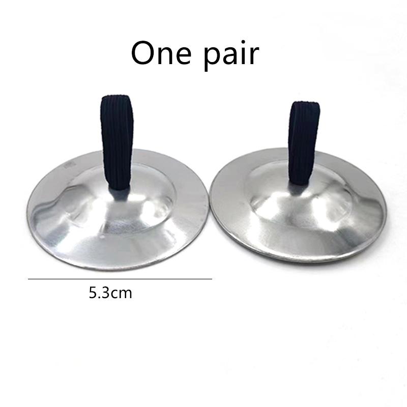 1/2pairs Finger Cymbal Silvery Mini Orff Percussion Instrument Belly Dance Performance Props Children Musical Instrument Toy TMZ