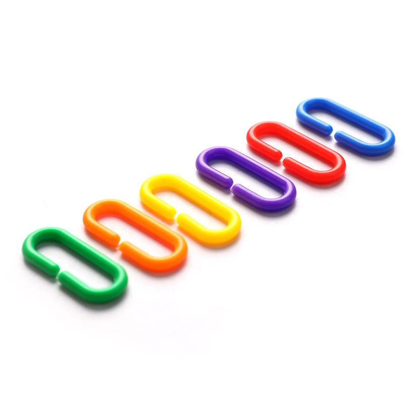 50 шт. игрушка-зажим для попугая C-Clip пластиковый крючок для африканских серых попугаев-конуре корелла