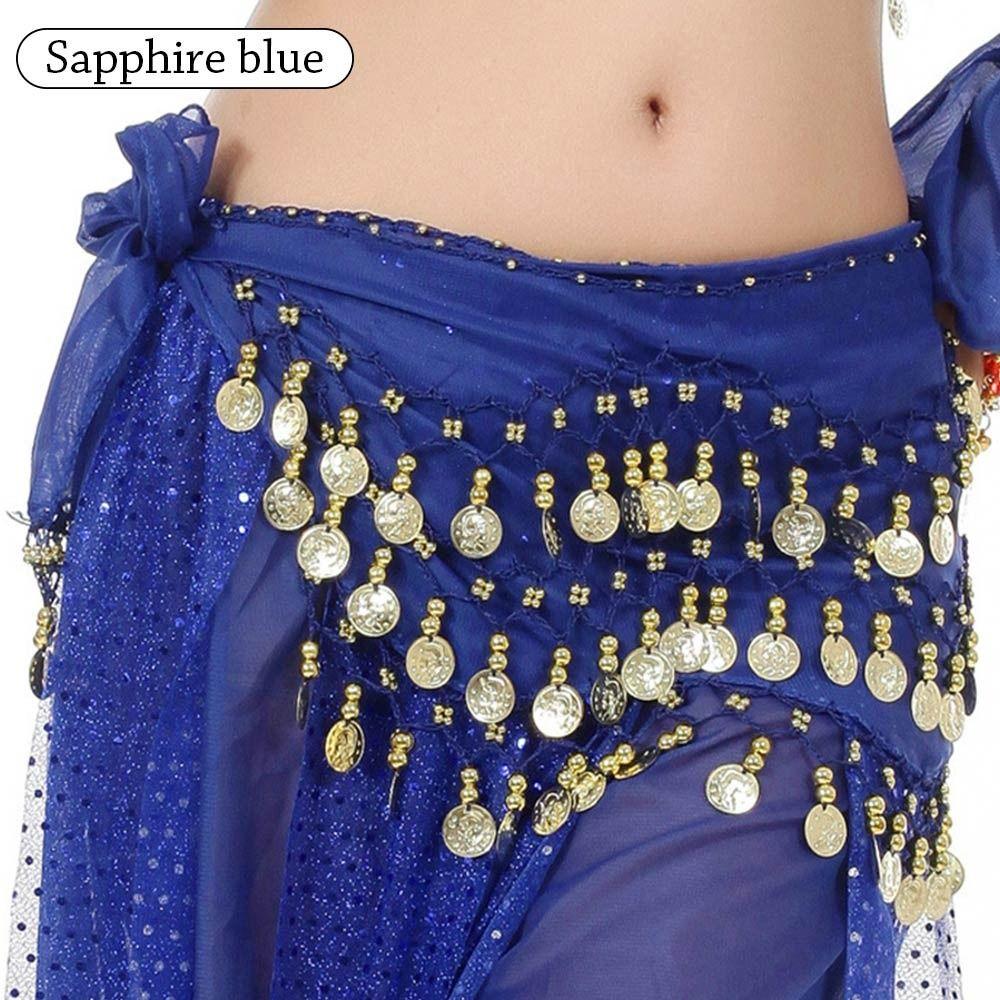 Сексуальные костюмы для шоу, блестки, шарф на бедра, поясная цепочка, юбка для танцовщицы, пояс для танца живота