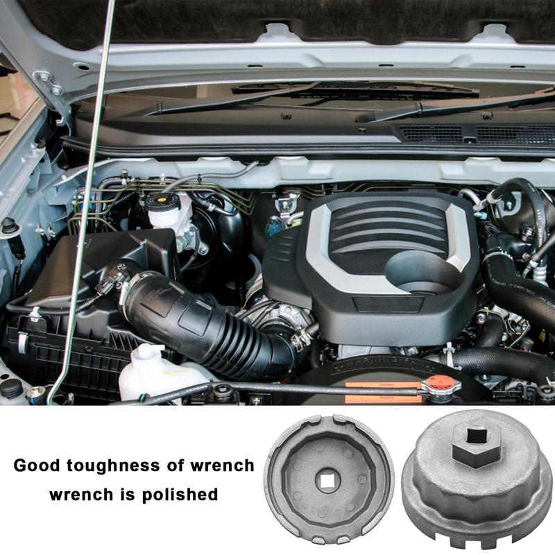 Ключ для масляного фильтра Инструмент для снятия крышки масляного фильтра Универсальный ключ для мотоциклетного фильтра Высокоплотный сплав Материал Автомобильные аксессуары