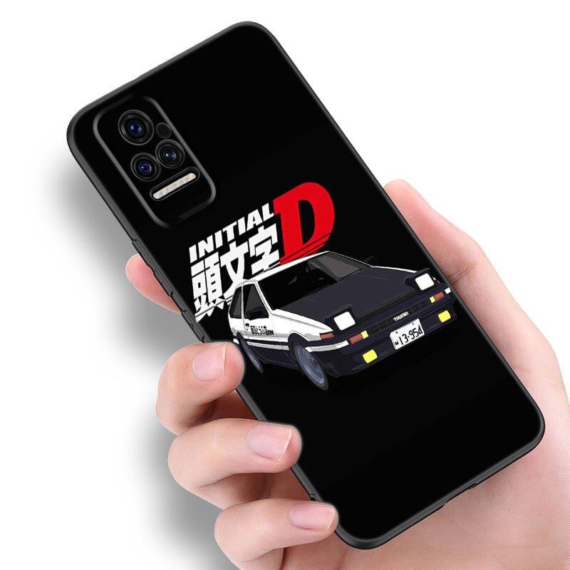 Чехол для телефона Initial D AE86 для Xiaomi Mi POCO X3 NFC GT M4 M3 12 11T 10T Pro A3 11 Lite NE 5G 12X 11i F3, мягкий черный чехол из ТПУ