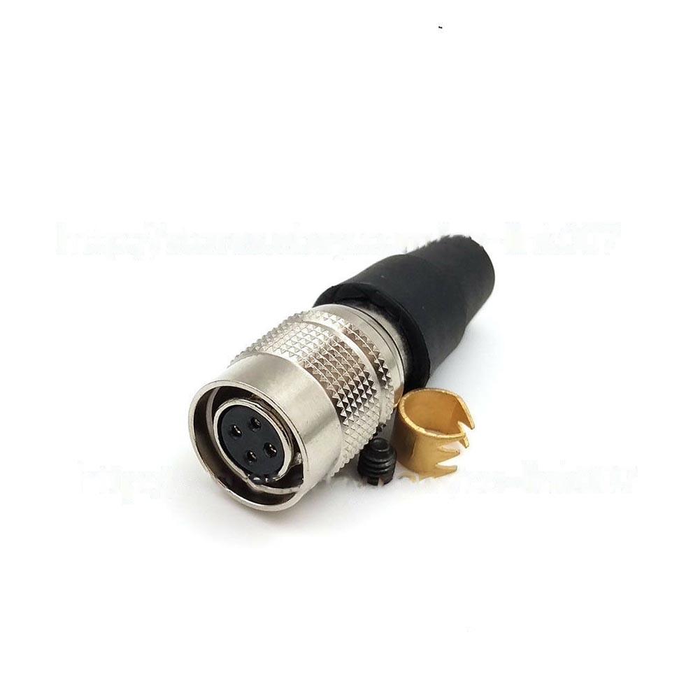 Подключение питания с 4-контактным разъемом Hirose HR10A7P4S в промышленности