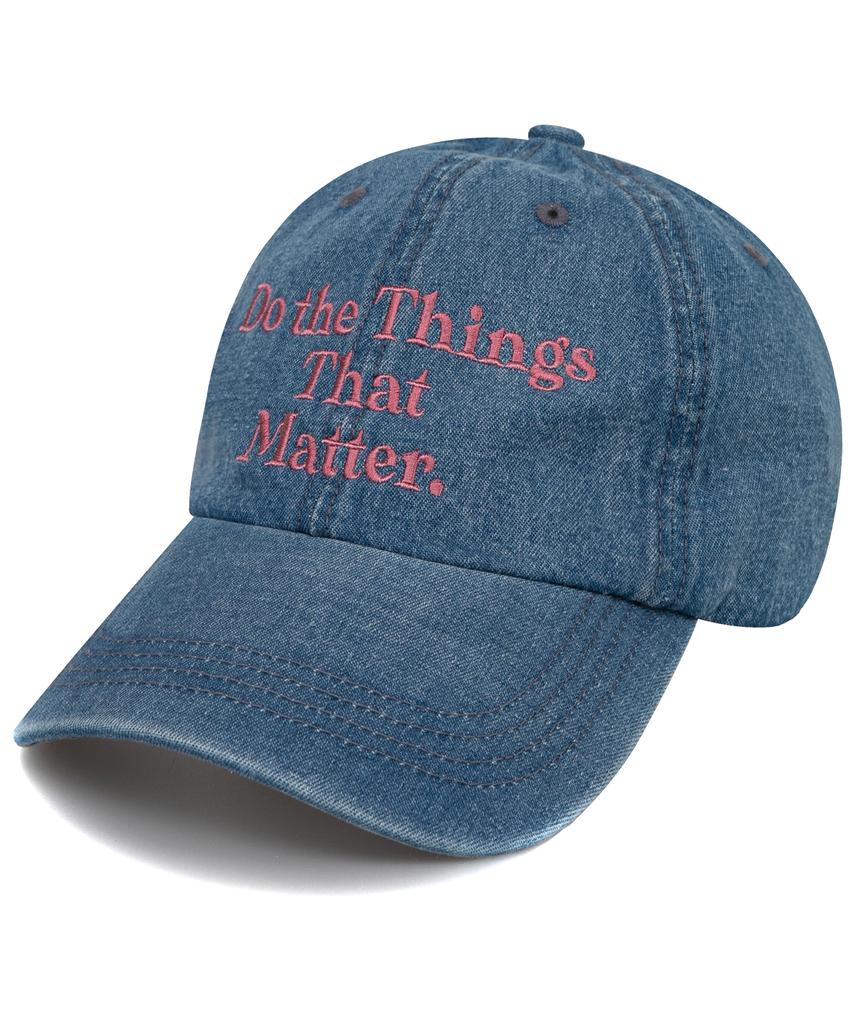Кепка-бейсболка Wig That Matter из денима