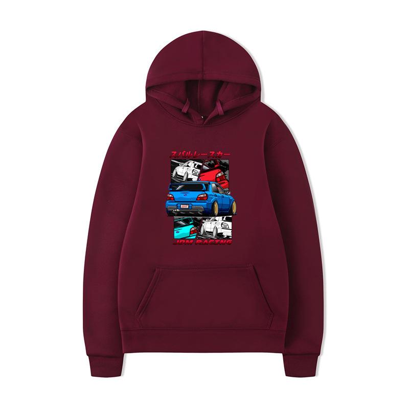 Initial D Hoodie Men Women Harajuku Aesthetic RACING Hoodie Long Sleeve Sweatshirts Women Casual Pullovers Sudaderas